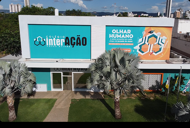Fachada de uma unidade do Colégio Interação
